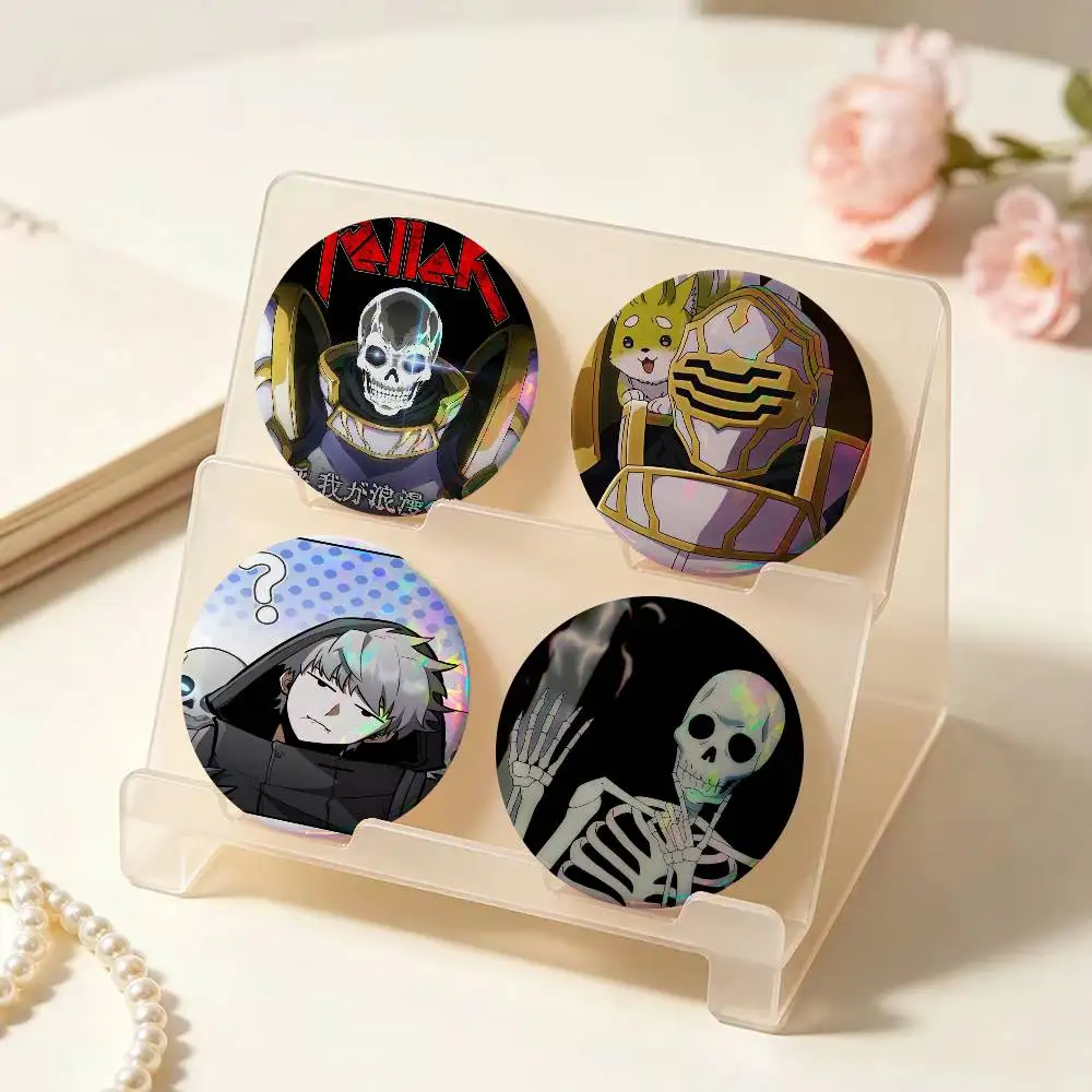 Arc Skeleton Knight  Anime Brooch Cute Cosplay Badge DIY Clothing Bag Hat Decor Accessories Jewelry Pins Xmas Gifts