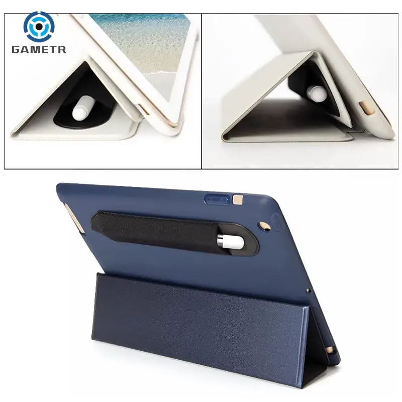 Casing pensil perekat untuk Apple Pencil 2 1, pemegang stik untuk iPad penutup pensil Tablet Stylus sentuh tas kantong pemegang Stylus