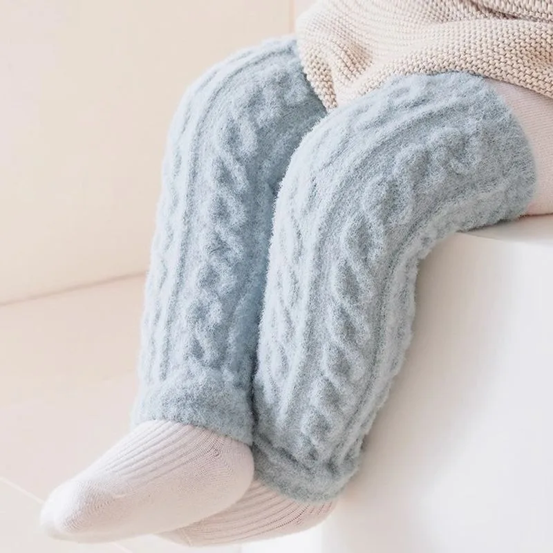 

Теплые носки-грелки для младенцев, яркий дизайн, мягкие теплые носки-колготки для мальчиков и девочек, унисекс, сезонный незаменимый товар