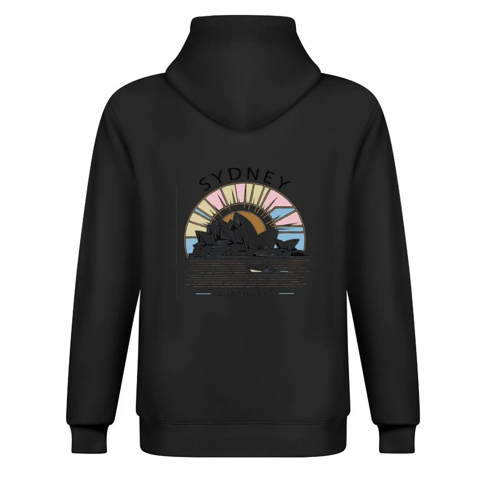 Sydney Opera House Vintage Design – Australia Souvenir Retro Vintage Look Hoodie mens clothing graphic hoodies