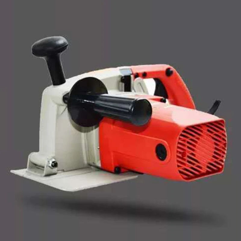 Professional 220V High Power Stone Cutter Machine, 180mm Wall Slotting Cutter for Construction