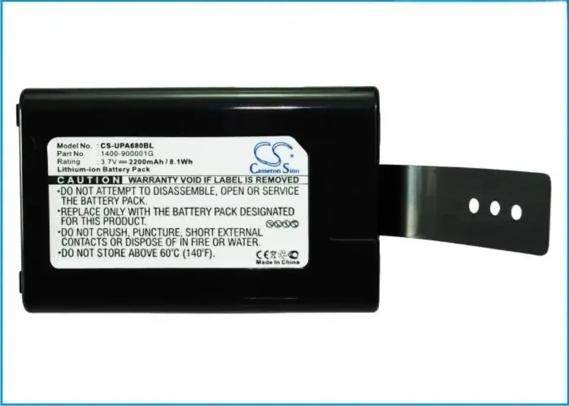 Cameron Sino 2200mAh Barcode Scanner Battery for Unitech HT680, HT682, PA690, PA692, HT680 Rugged Handheld Terminal