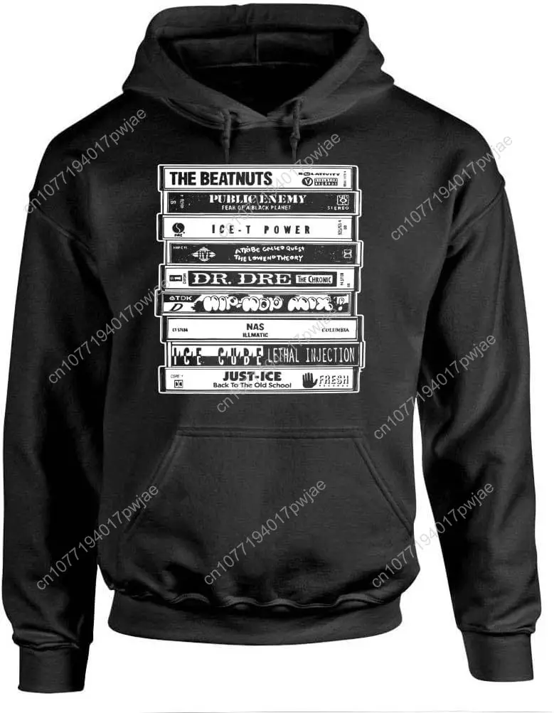 ศิลปินฮิปฮอป เทปคาสเซ็ต แร็พแบบโอลด์สคูล - เสื้อฮู้ดแบบสวมหัว