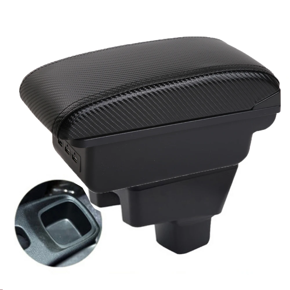 Armrest Box Central Console Storage Box with Elbow Support for Suzuki SX4 Driver Side Car Interior Accessory