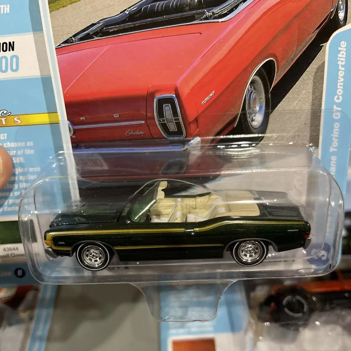 Johnny Lightning 1/64 JL Dodge Riviera Jeep Eldorado Ford Fairlane GT All 6 Vision B Die-cast Alloy Car Model  Classic Gold 2020