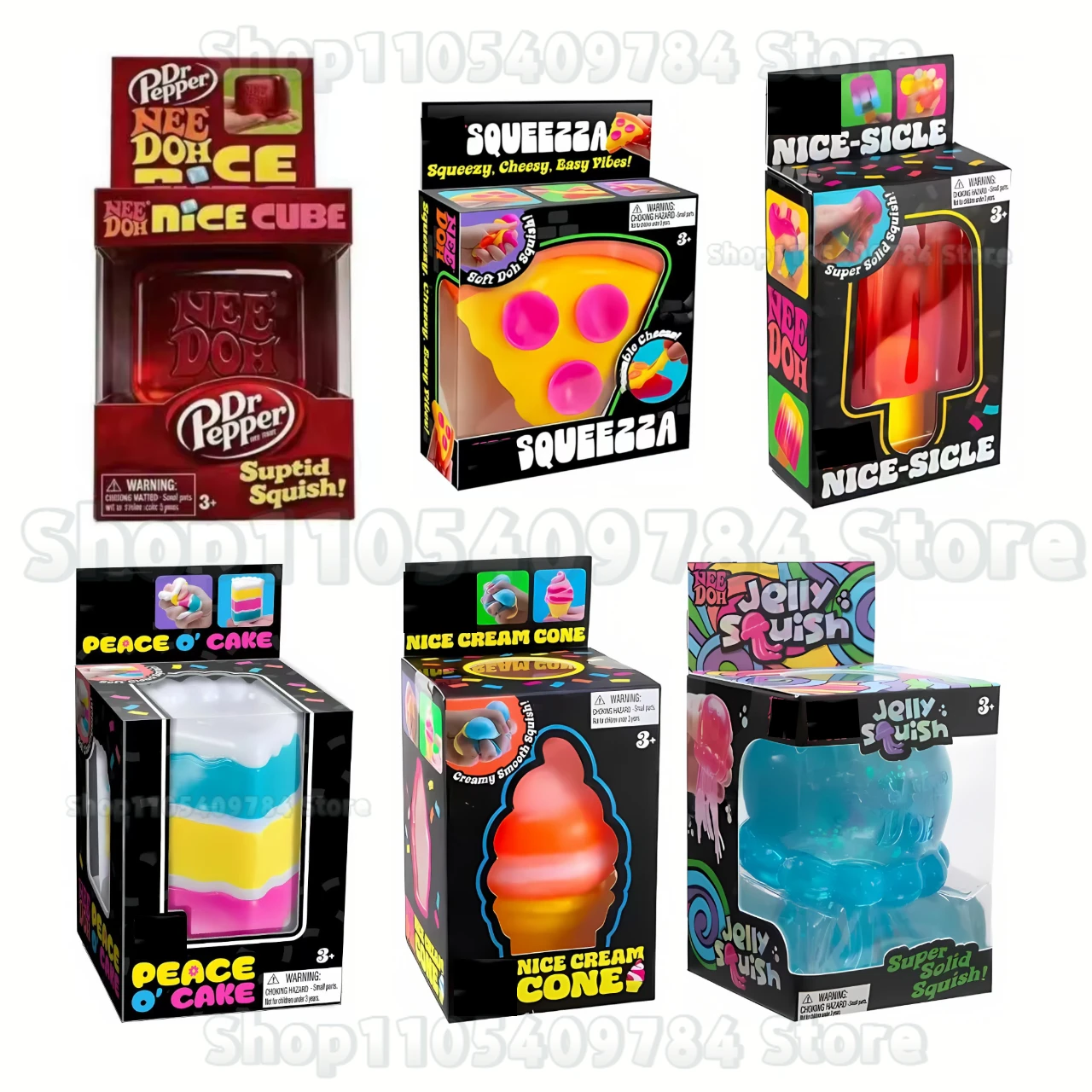 

New Sensory Squeezing Toy Schylling Nee-doh Nice Cube for Stress Relief and Fingertip Release Toy for Pinching and Playing