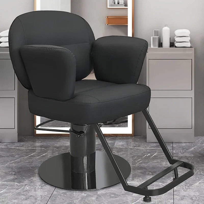 Styling Chair Hair Salon Professional Beauty Barber Chairs Wheels Aesthetic Furniture Aesthetics Silla De Barbero Silla Barberia