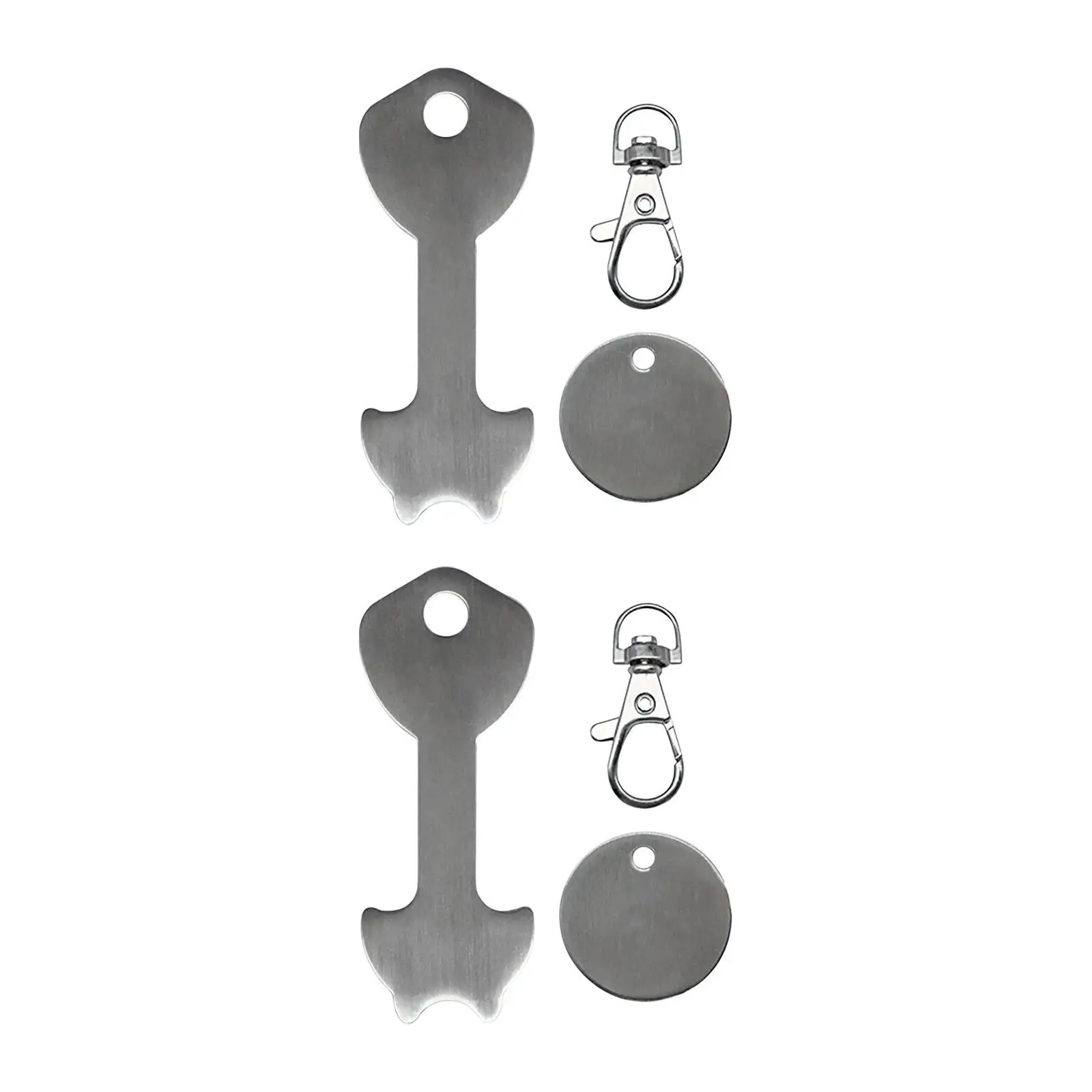 Shopping Trolley Tokens Collection Handcart Release Keys Portable Keyrings