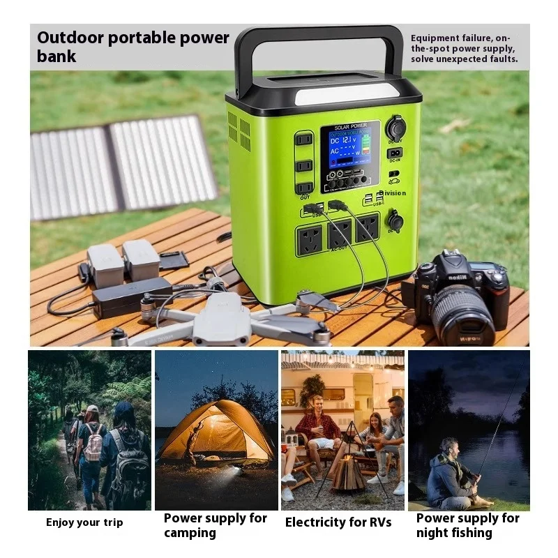5300W Portable Large Capacity Mobile Lithium Battery Solar Charging Station MPPT Pure Sine Wave Jump Starter with RV Port for AU
