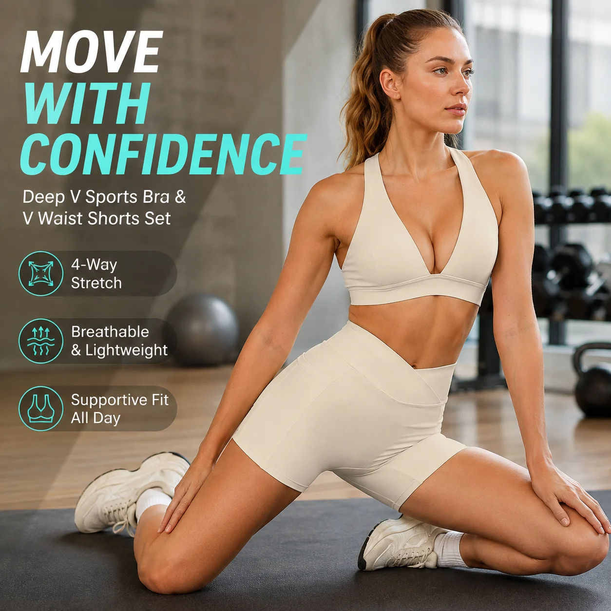Conjunto Deportivo de Dos Piez - Sports Bra Racerback reseña y precio