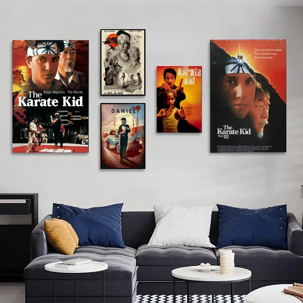 The Karate Kid Poster Kraft Club Bar Paper Vintage Poster Wall Art Painting Bedroom Study Stickers Home Wall Art Decor Gift