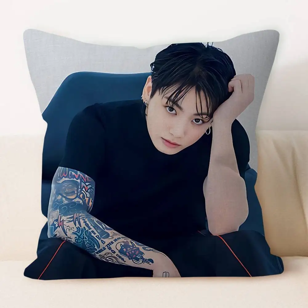 J-JUNGKOOK غطاء الوسادة 30x50 البوليستر وسائد أريكة وسائد رمي الزخرفية ديكور المنزل غطاء وسادة #4