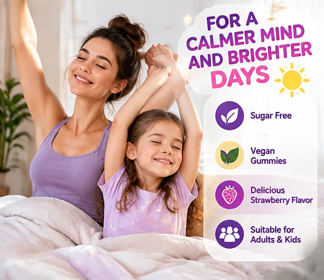 Magnesium Glycinate Complex Gummies, Natural Ingredients, Sugar-Free, Family Friendly Nutrient Supplement for Adults and Kids