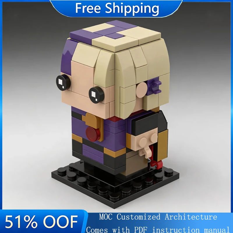 

Новый конструктор MOC из 148 деталей: Виртуальная кукла-анкер, модель-головоломка, креативный набор для сборки, специальный рождественский подарок для детей