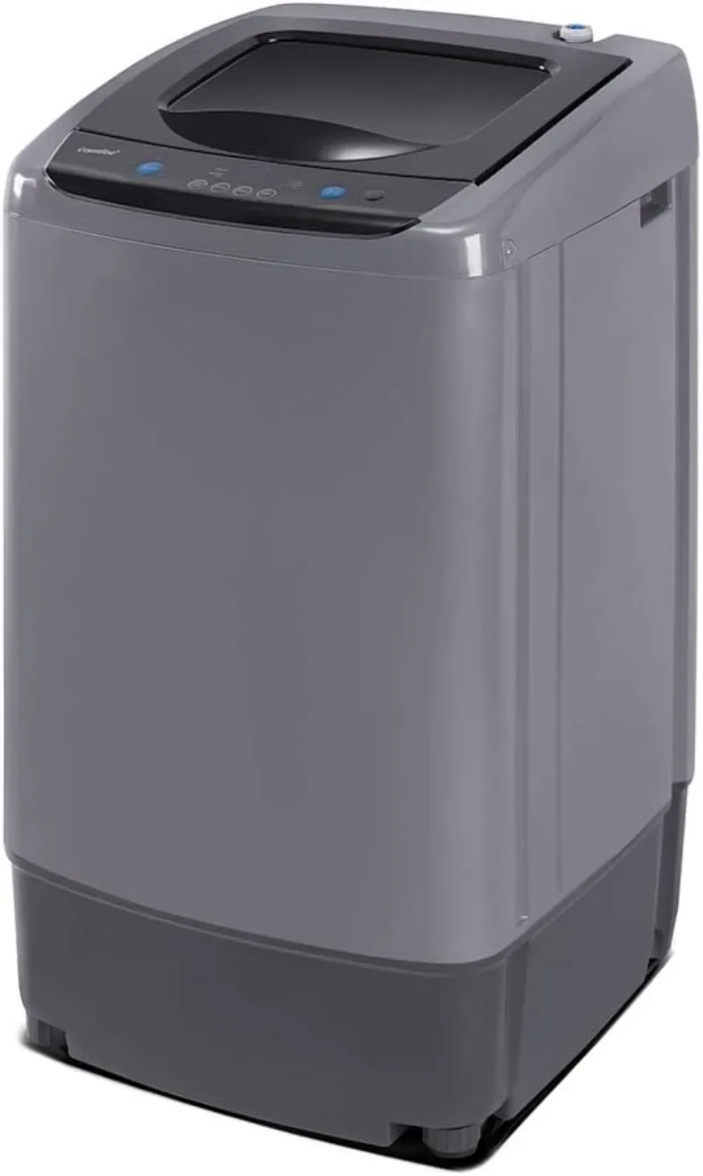 Comfee Portable Washing Machine, 0.9 cu.ft Compact Washer With LED Display, 5 Wash Cycles, 2 Built-in Rollers, Space Saving