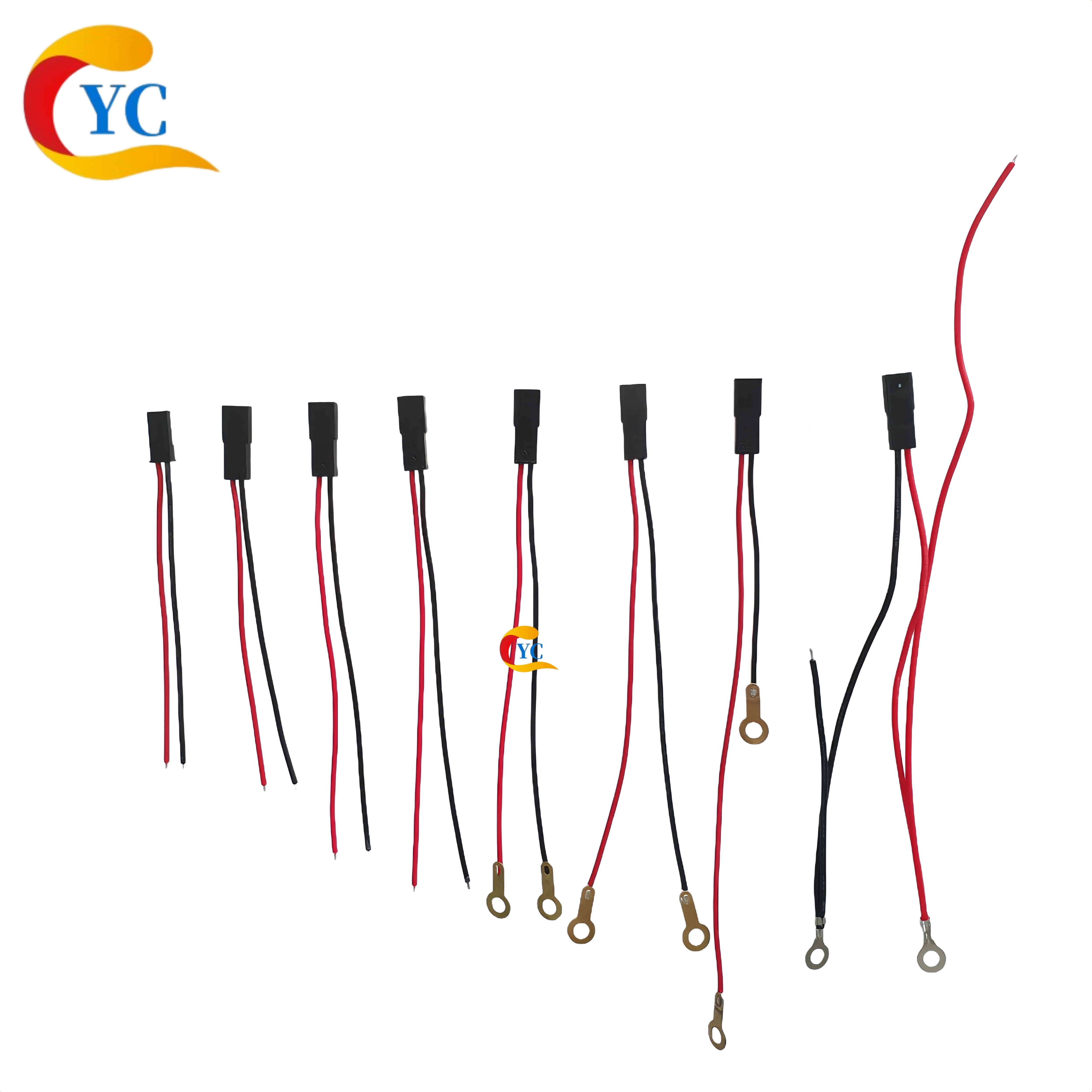 Cavo plug-in Jst Cavo terminale 2P Spina di ricarica a gomito di tipo C Cavo di collegamento Syp Connettore di collegamento aereo di aggancio di alimentazione Cavo Dupont maschio e femmina rosso e nero