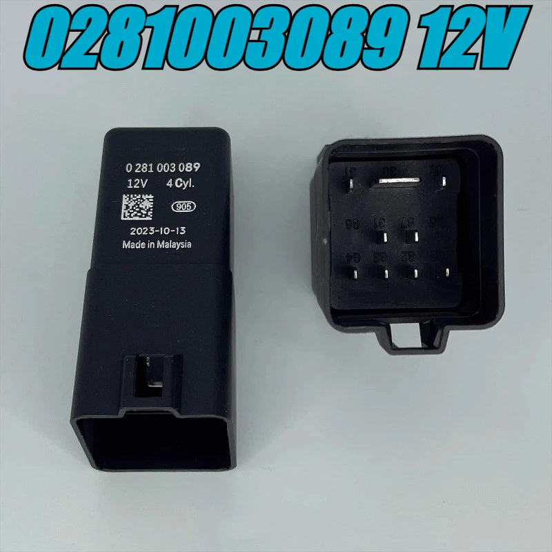 （Brand New）1pcs/lot 100% original genuine relay:0281003089 12V 9pins Preheating plug relay