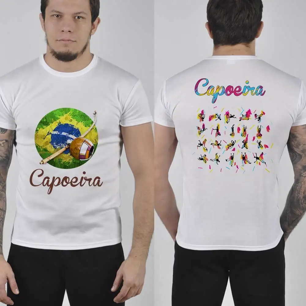 Personalized Design Brazilian Capoeira Aspiration Movement T-Shirt. Premium Cotton Short Sleeve O-Neck Mens T Shirt New