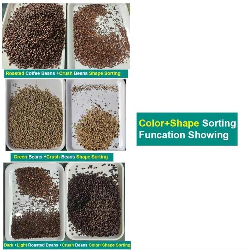 HCS 500 Lentils Adzuki Wheat Blueberries Chestnut Broad Bean Plastic Mini Rice Coffee Beans Color Sorting Color Sorter Machine