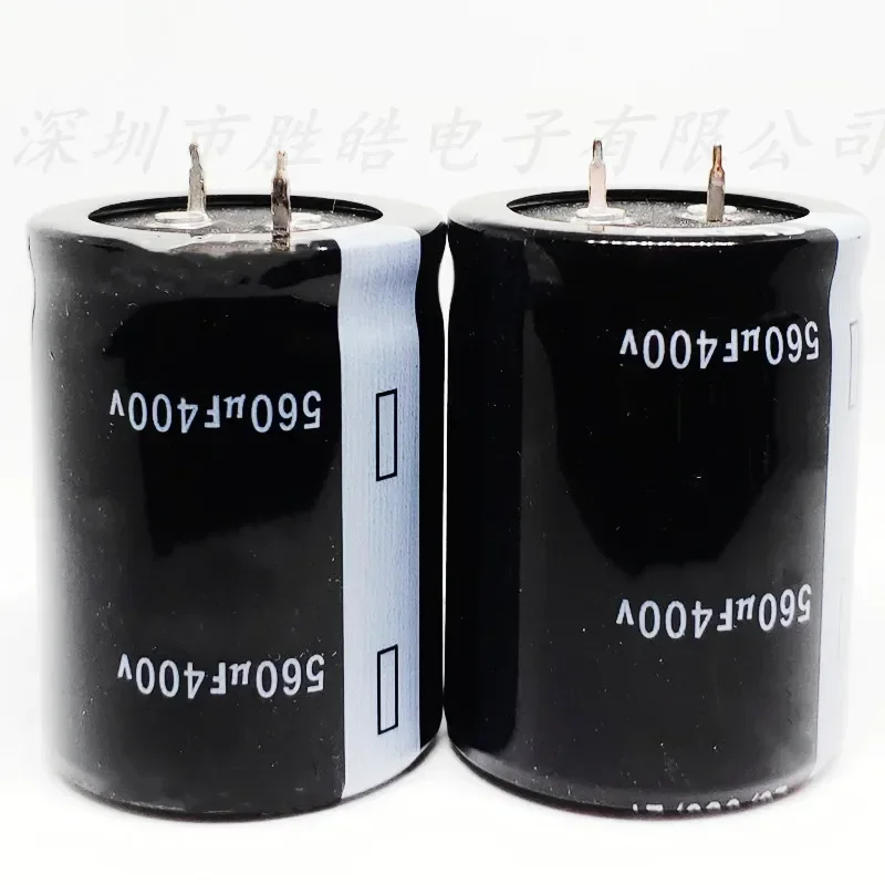 (1 peça) 400v560uf volume: 35x50mm capacitor eletrolítico de alumínio pés duros de alta qualidade