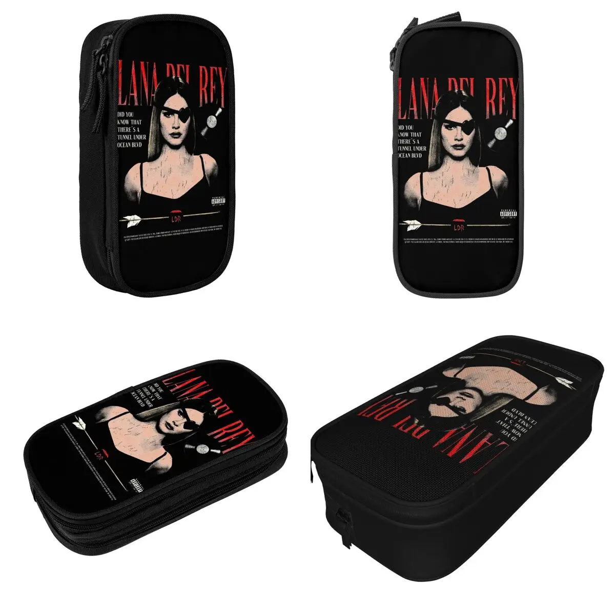 Lana Del Rey Pencil Case Fun Pen Holder Bag Girl Boy Big Capacity Students School Gifts Pencilcases