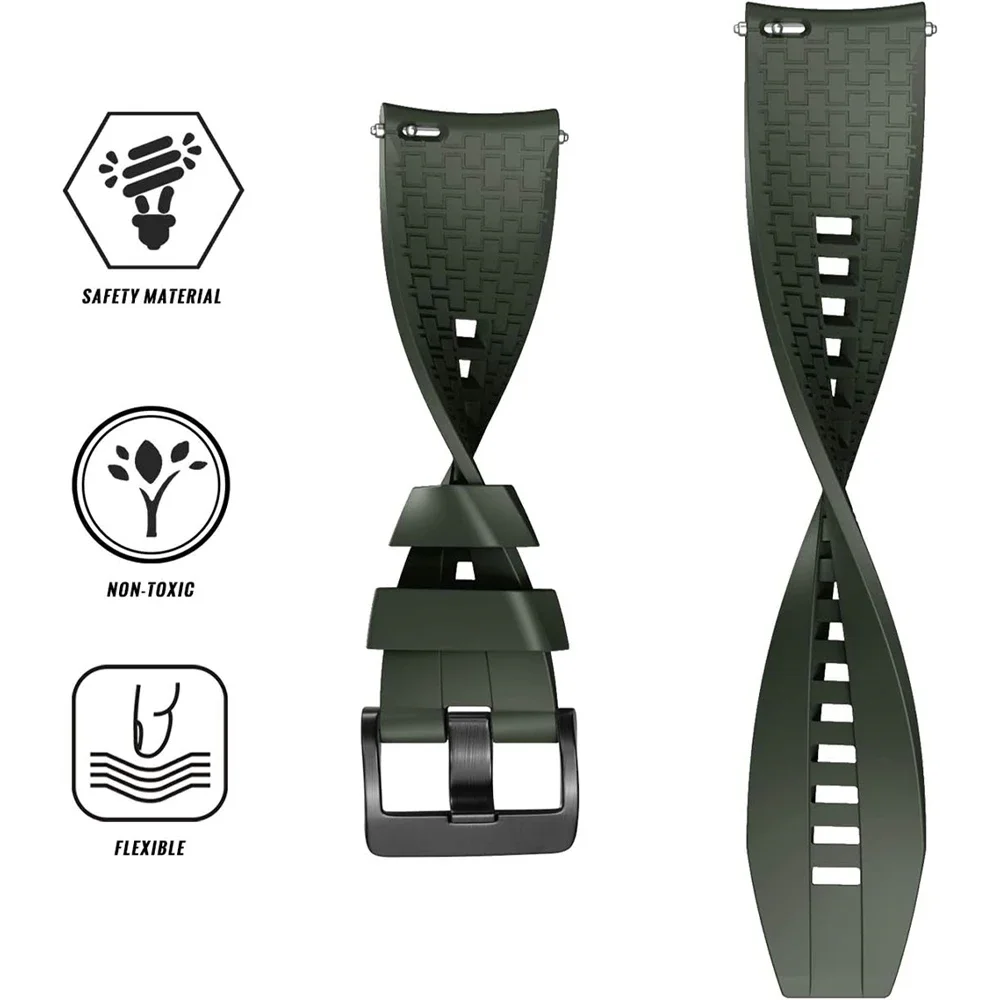 ل COROS Pace 3 حزام ل COROS APEX 2 Pro/Apex 46 مللي متر/Apex 42 مللي متر/PACE 2 استبدال أشرطة ساعات ذكية 20 مللي متر 22 مللي متر سيليكون سوار