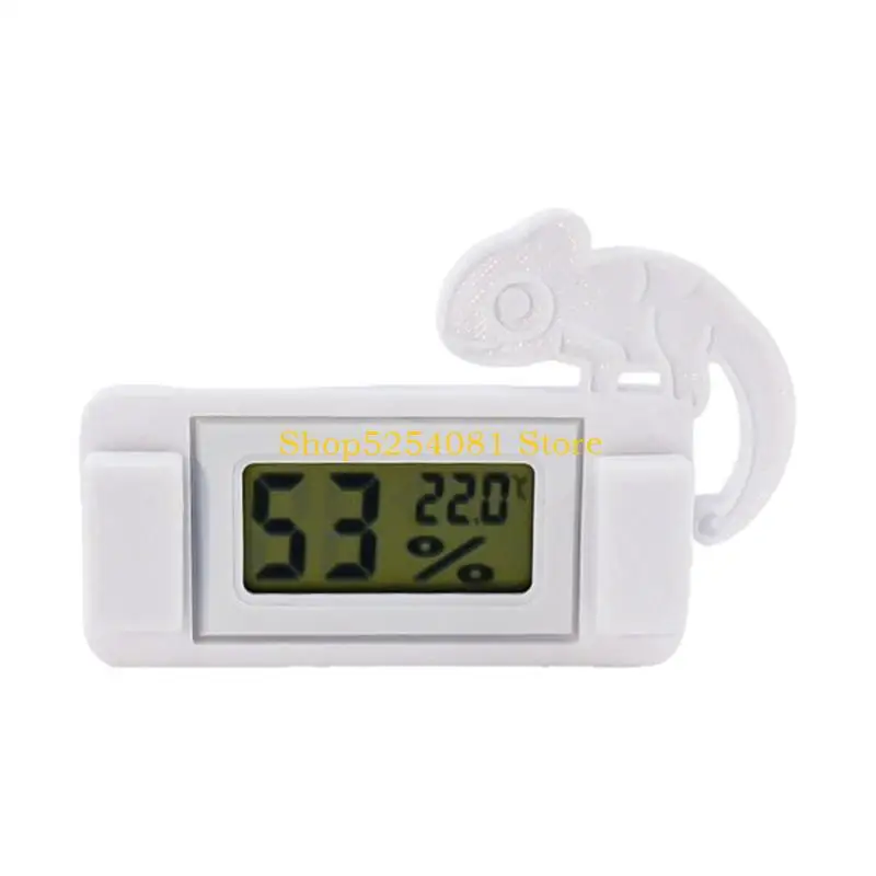 AXYC Reptiles Glass Enclosure Climate Display with Digital LCD Temperature Moisture View and Magnetic Back for Routine Review