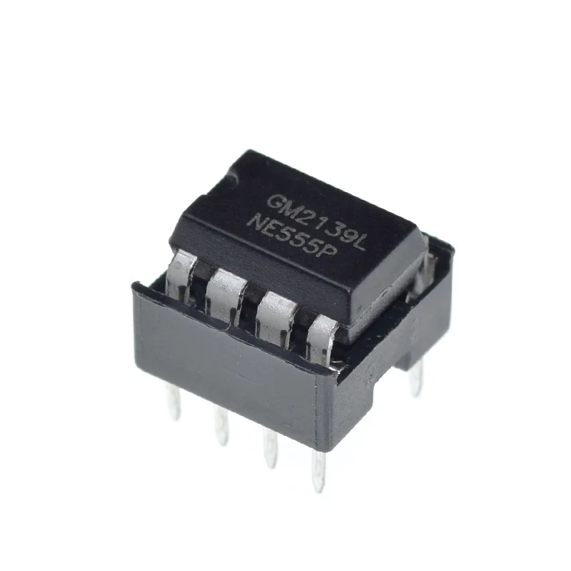 10/20/20Pcs (10 Each) NE555 NE555P 555 Timer Programming + 8 Pin Sockets for Boost Step Down Power module