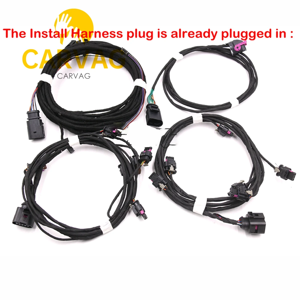 

For VW Golf 7 MK7 VII Auto Parking Front and Rear 8K 12K PLA PDC OPS Install Harness cable wire
