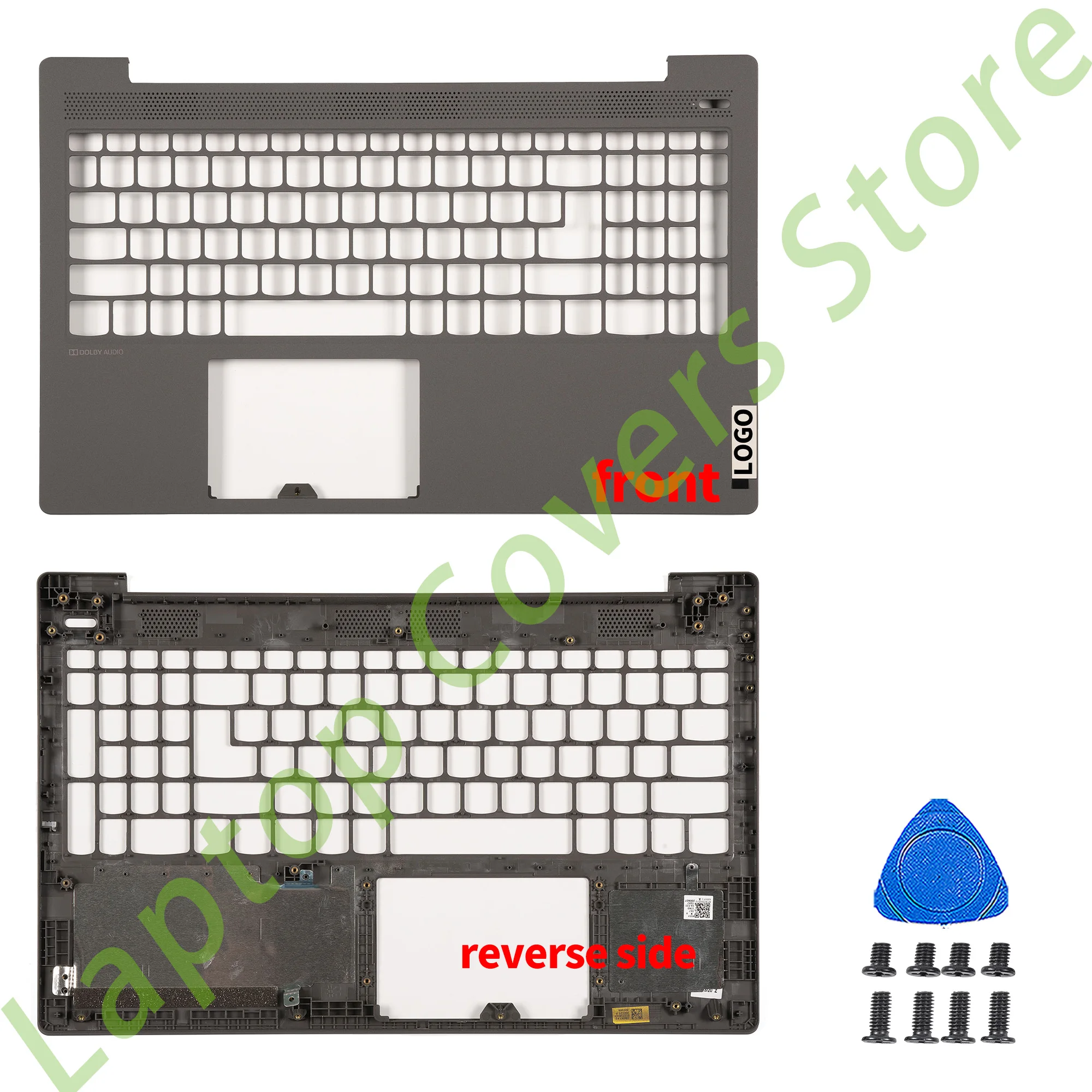 Imagem -04 - Dobradiças da Moldura Frontal para Tampa Traseira Lcd Plamrest Substituição Inferior 15.6 Polegada Apto para Ideapad 15iil05 15are05 15itl05 2023 2023 Novo