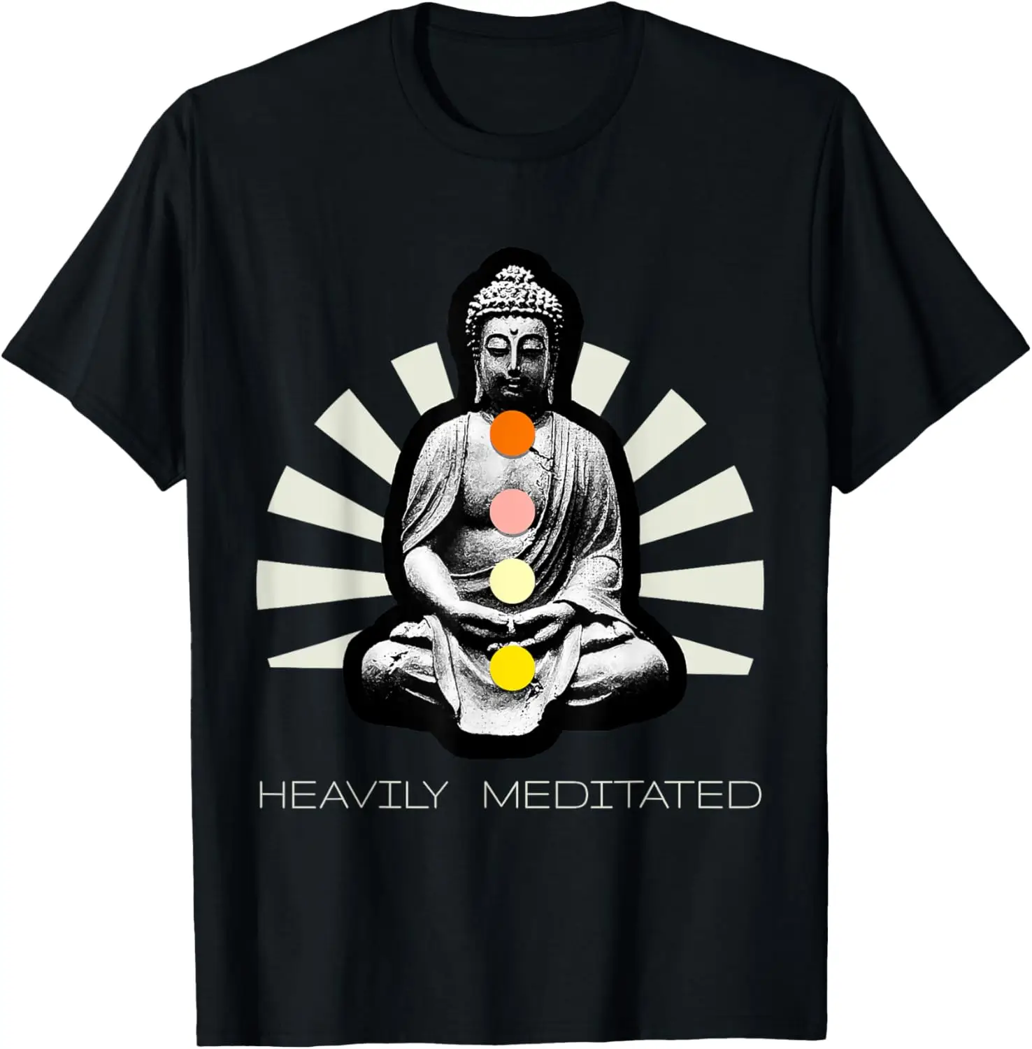 Heavily Meditated Funny Yoga Cool Yogis Pose Gift T-Shirt