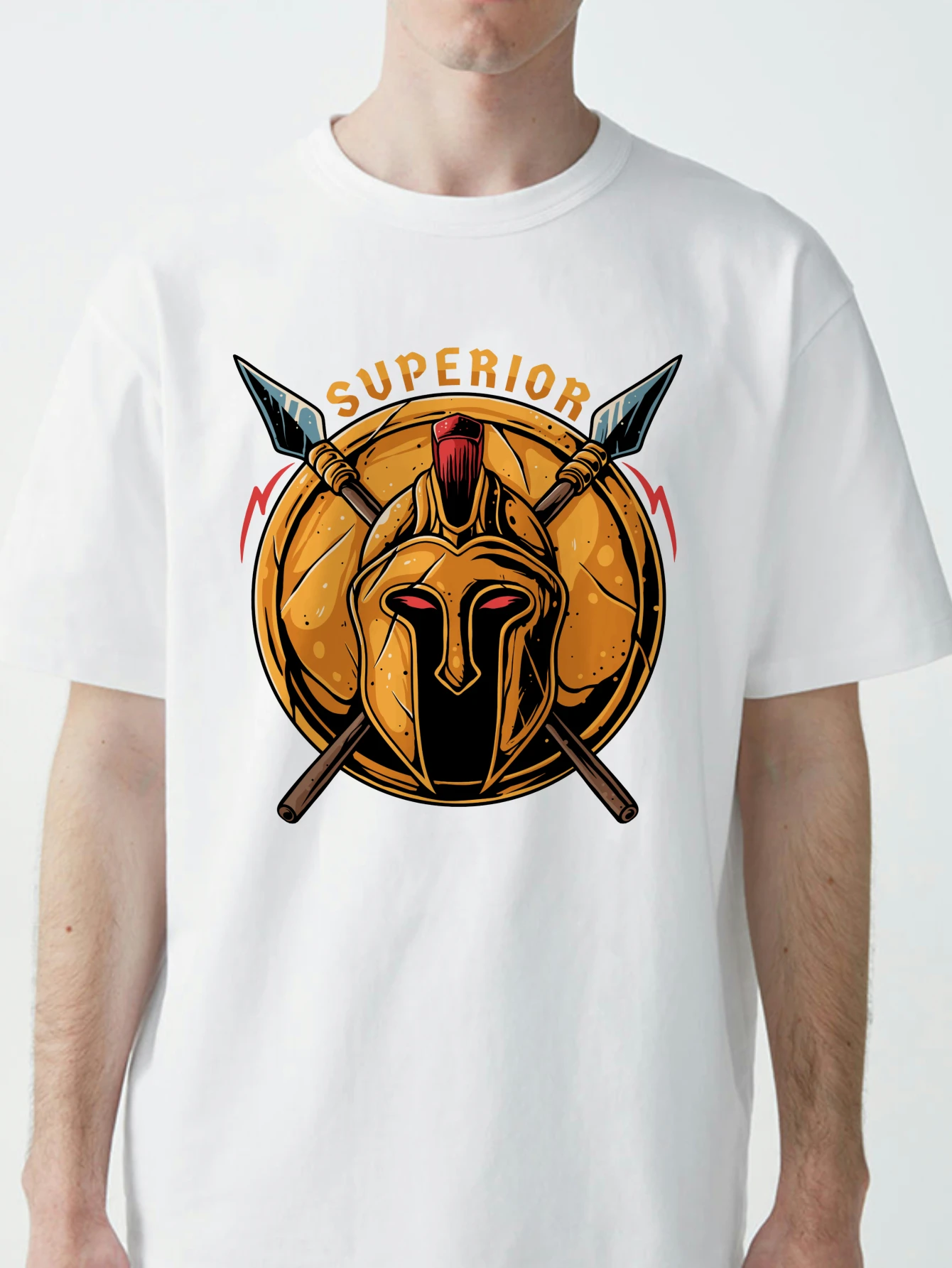 

t shirt for men 2025 Men's clothing four seasons Men's clothing Summer Basic Solid color Y2k tops Graphic Printed Short sleeve