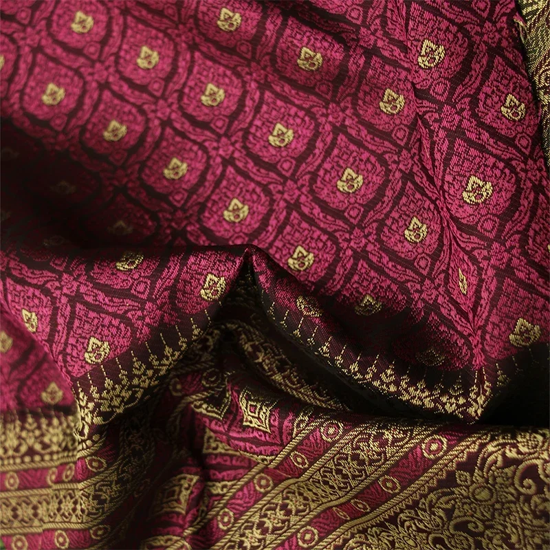 

Printed Dress Straight Skirt Sewing Cloth DIY Dai Ethnic Thai Clothes Fabric Sewing Sarong Skirt Ethnic Dance Material Supplies