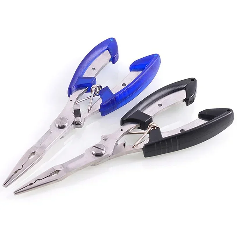 

ZWICKE Fishing Plier Multifunctional Stainless Steel Fishing Tongs Scissor Line Cutter Hook Remover Tackle+Anti-lost String Tool