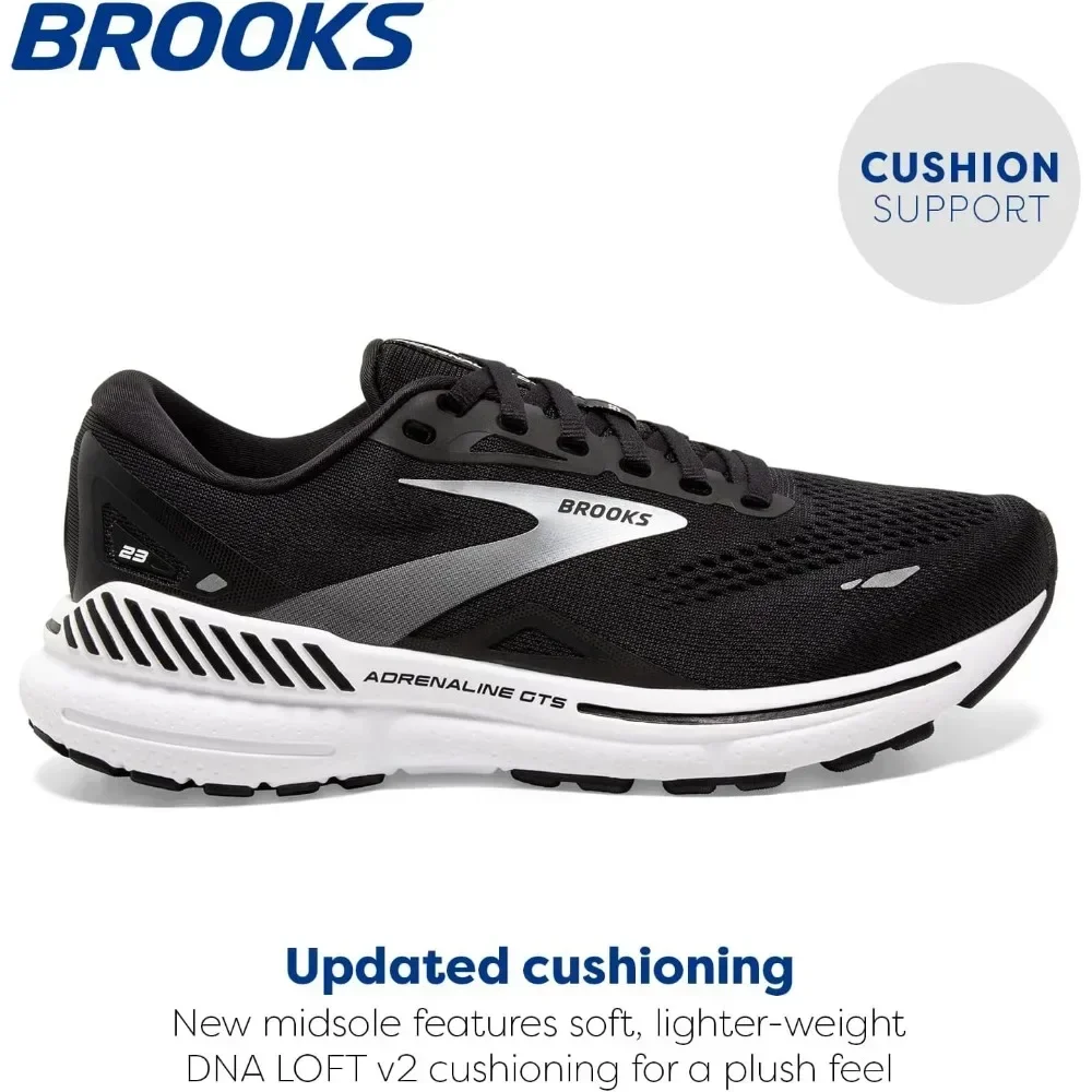 Brooks Man’s Adrenaline GTS 23 Supportive Running Shoe Delivers Grip And Support On Challenging Terrain