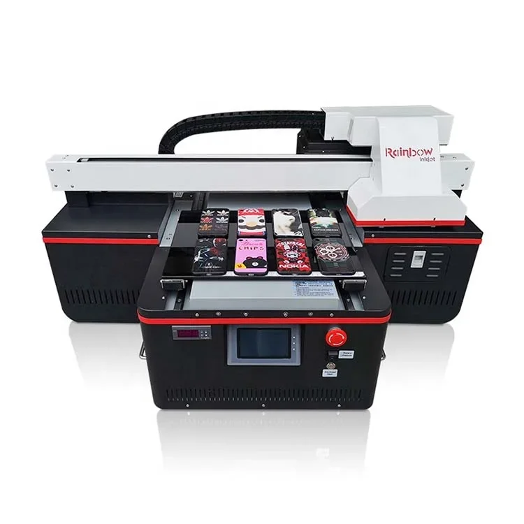 Digital inkjet multi-color automatic UV printer easy handle on leather wood glass jet industrial printing machine HOT SALE