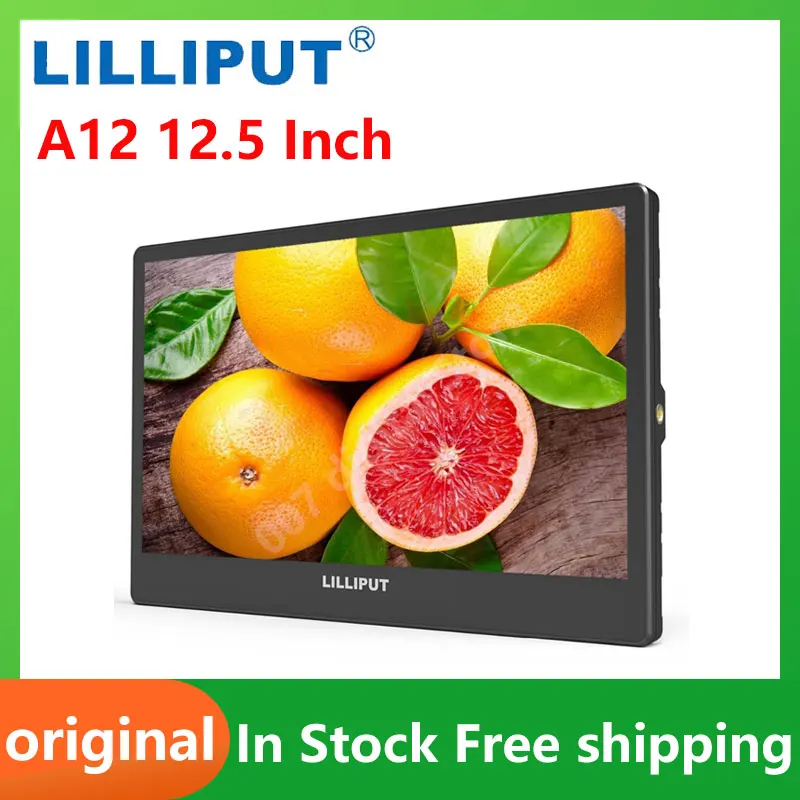 

Lilliput A12 12.5 Inch Utra Slim IPS 4K Ultra HD Resolution On-Camera Field 2160P Monitor With HDMI-Com DP Input for DSLR Camera