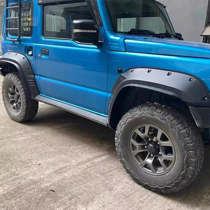 Suitable fo 2019-2025 Suzuki Jimny JIMMY JB74 with Studs, Widened Wheel Arches, Leaf Plates, Wide Body Side Skirt