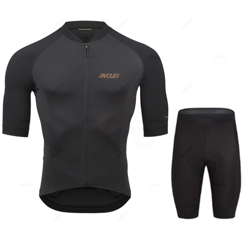 Rvouei Pro Team Fietskleding Mannen Nieuwe Racefiets Slijtage Racing Kleding Ademend Wielertrui Set Ropa Ciclismo Maillot