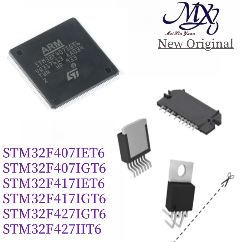 MXY STM32F407IET6 STM32F407IGT6 STM32F417IET6 STM32F417IGT6 STM32F427IGT6 STM32F427IIT6 LQFP-176 IC MCU Chip Quality Brand New