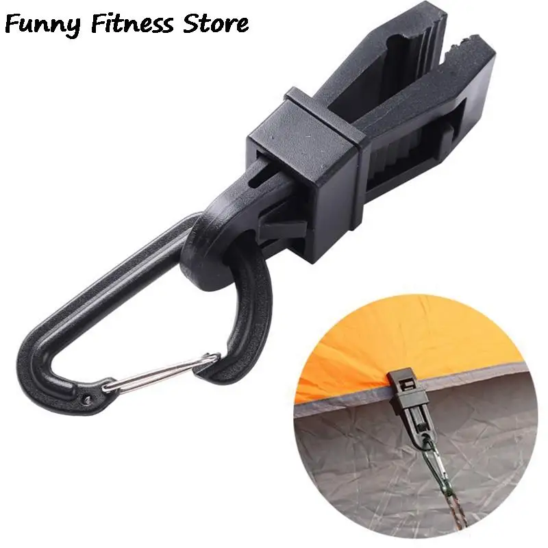 1pcs Hook Plastic Windproof Clip Set Survival Grommet Tent Clip Buckle Awning Tarpaulin Fixed Outdoor Camping Tent Accessories