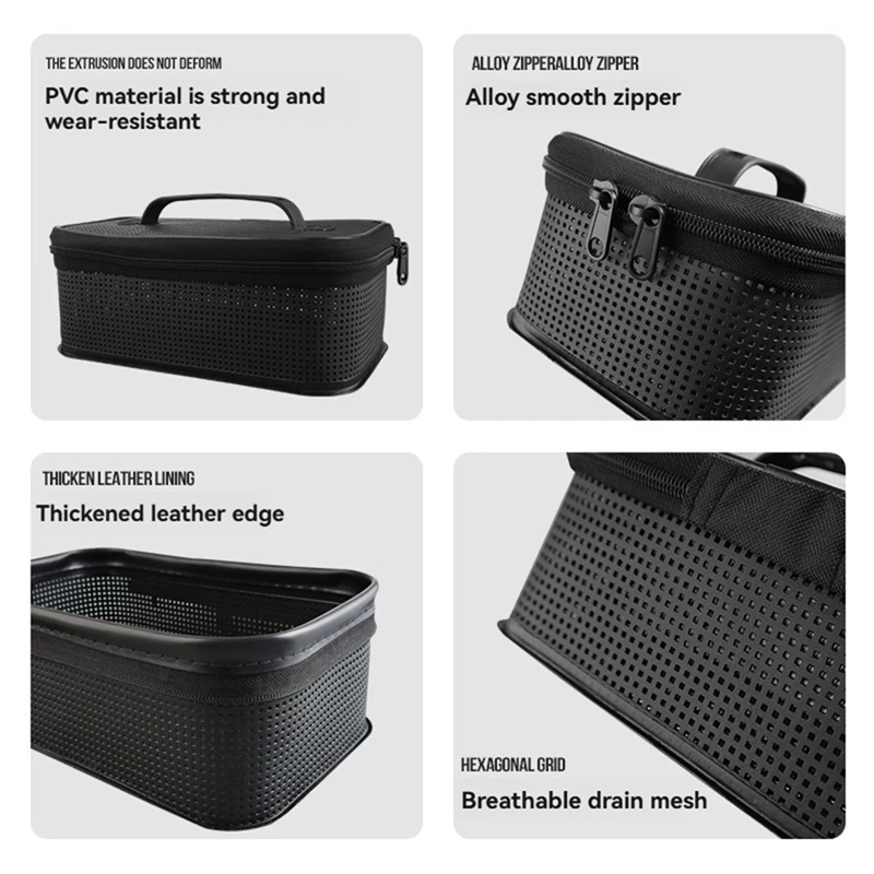 Fishing Handbag Mesh Handbag Sea Fishing Main Line Buoy Storage BoxJAS