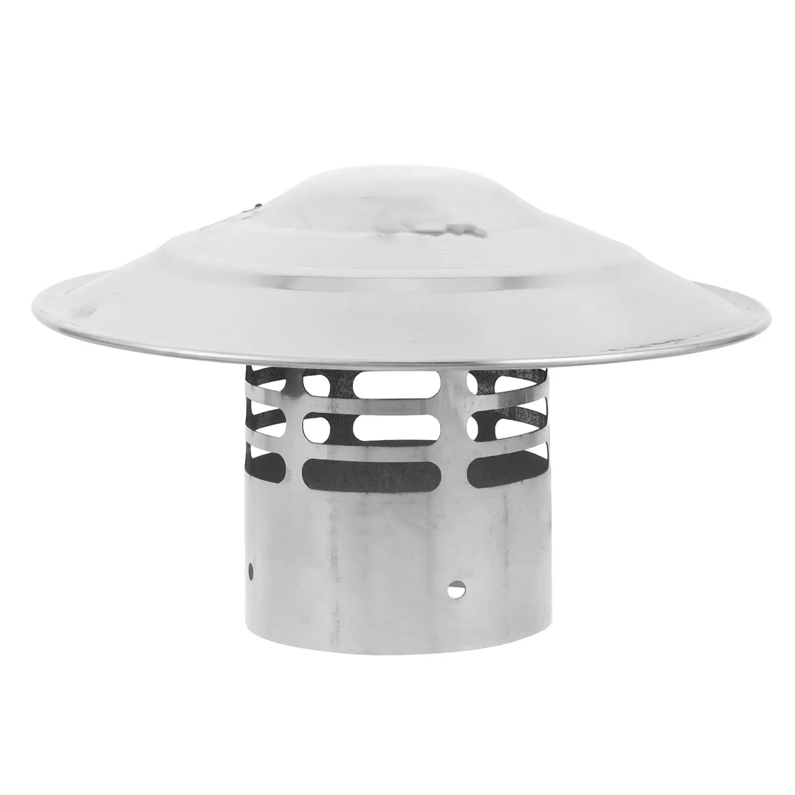 Stainless Steel Round Chimney Cap 3 Inch Cone Cover Roof Vent Outdoor Chimney Pipe Flue Protection Ventilation Cap