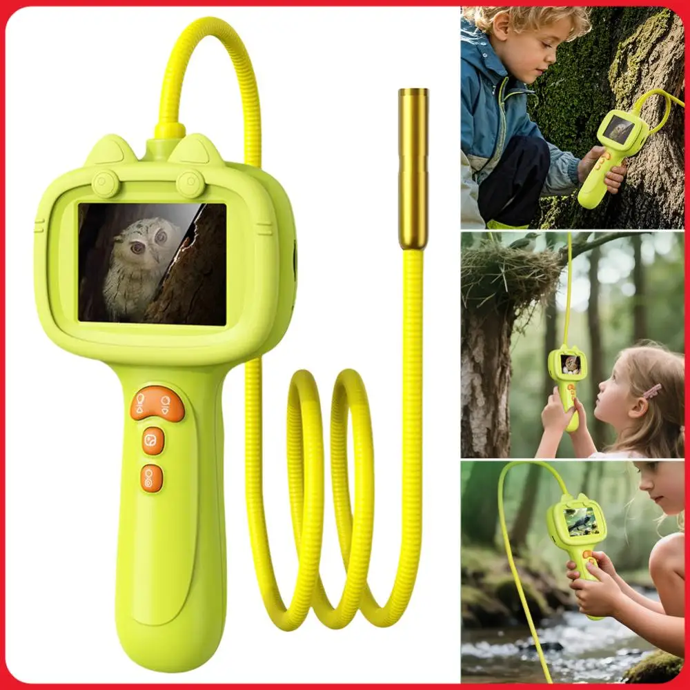 

Детский эндоскоп 2 МП, бороскоп, камера-змея для исследования природы, инспекционная камера, научные подарки для кемпинга и изучения природы