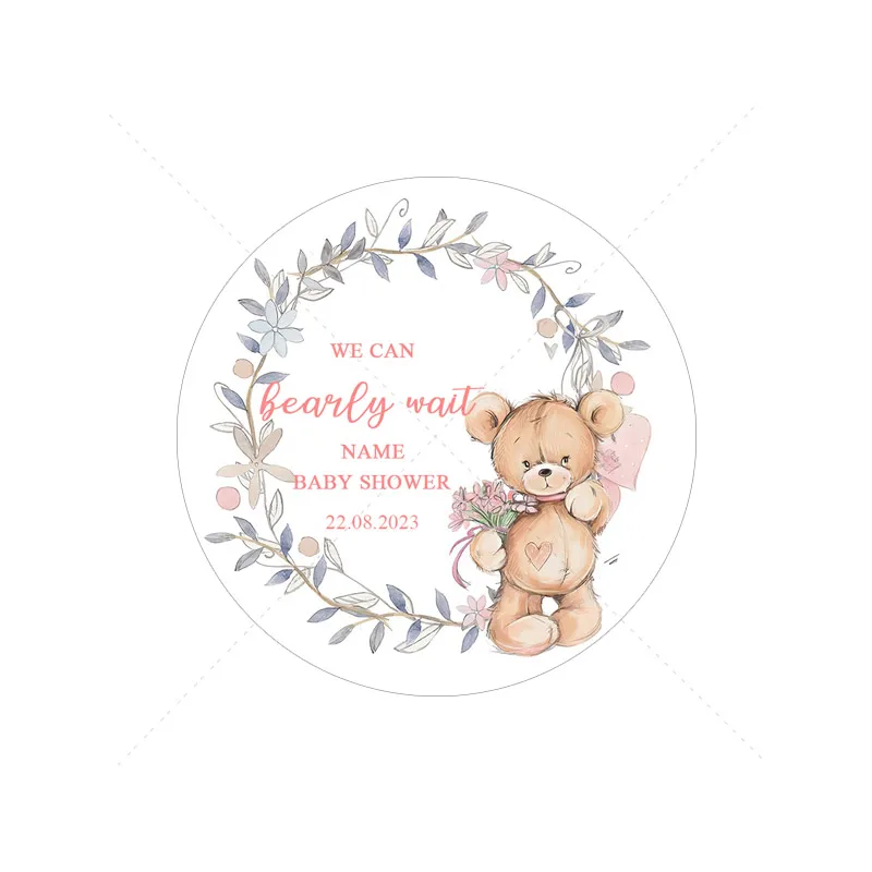 Frau WUNDERVoll Sticker 48 Aufkleber Baby Shower, Hurra ein Mädchen Frau WUNDERVoll Sticker 48 Aufkleber Baby Shower, Hurra ein Mädchen