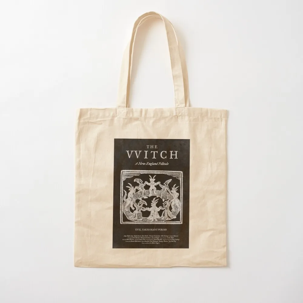 

The Witch Film Movie Poster Black Phillip Thomasin VVitch Tote Bag bags for women Customizable tote bag Canvas Tote Bag