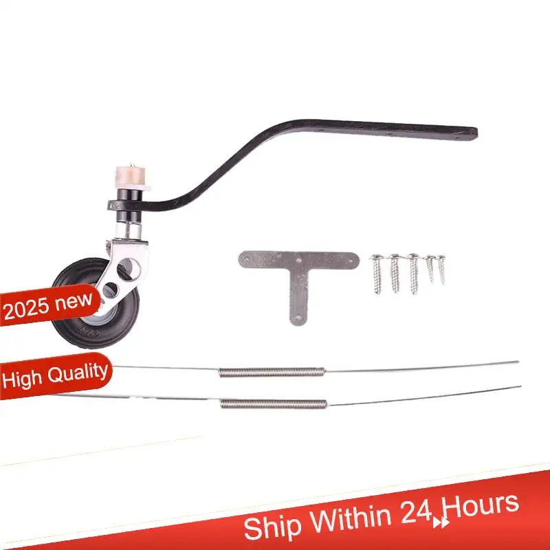 

AC18 (гарантия) опора заднего шасси из углеродного волокна + комплект рулевого колеса из полиуретана для самолета с фиксированным крылом для газона 26CC/50CC/100CC