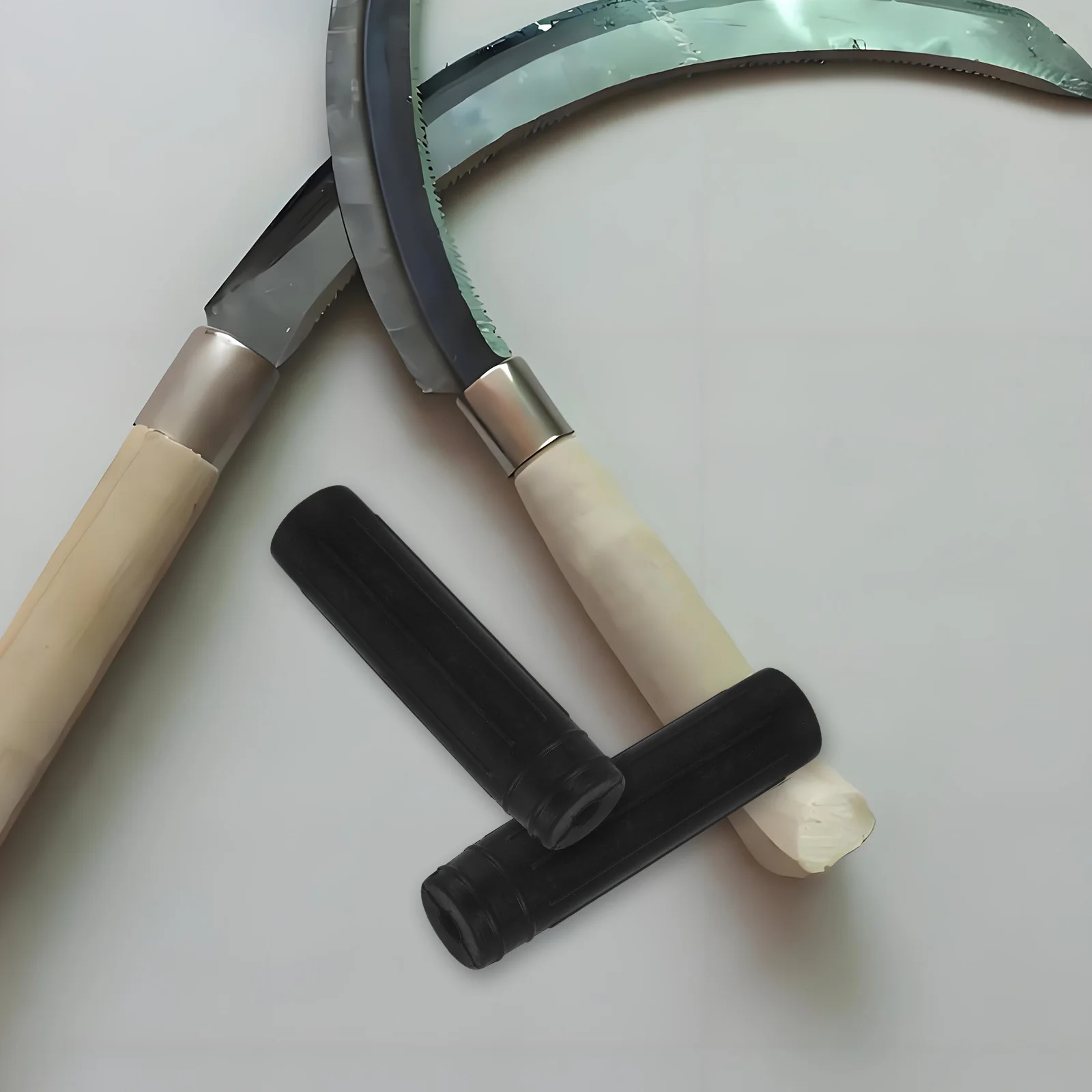 10 قطعة أداة مطاطية الأكمام عدم الانزلاق مقبض قبضة يغطي لحديقة مجرفة المطرقة المزارع واقية كم استبدال