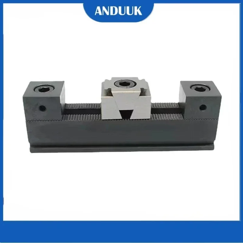 Luminária Metálica Multi-Estação Dupla Face, OK Vise, Side-By-Side Fixa, Multi-Funcional, Precision CNC Machine Clamp Tool