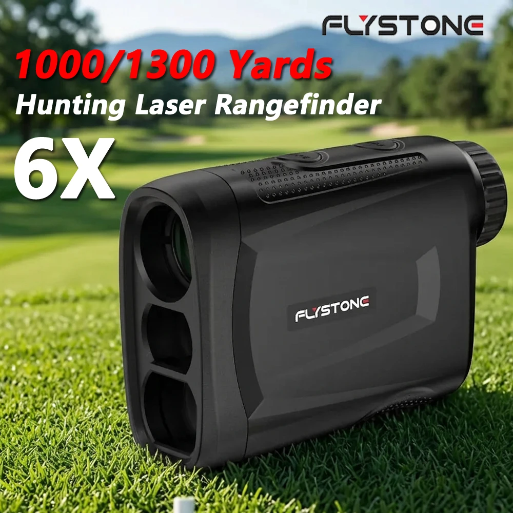 flystone-6x-hunting-laser-rangefinder-1300-yards-outdoor-telescope-monocular-1000m-flag-lock-slope-for-golfing-range-finder